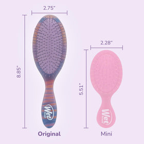 Wet Brush Original Detangler with hair strands tangled