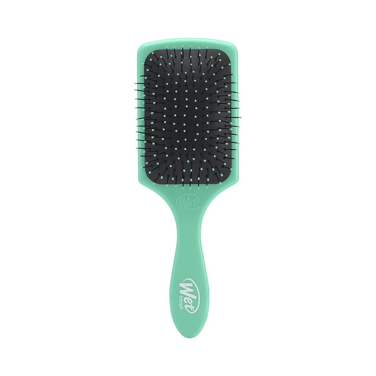 Wet Brush Paddle Detangler Hair Brush Aqua model front view
