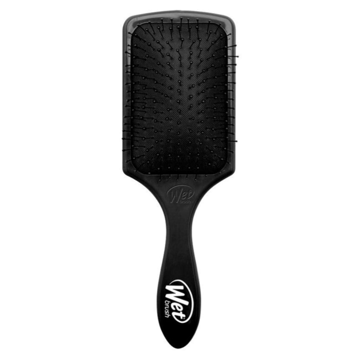 Wet Brush Paddle Detangler Hair Brush black front view