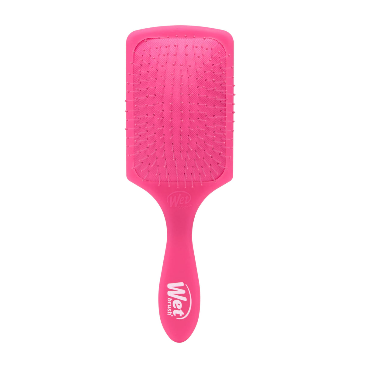 Wet Brush Paddle Detangler Hair Brush in Pink Frost front view