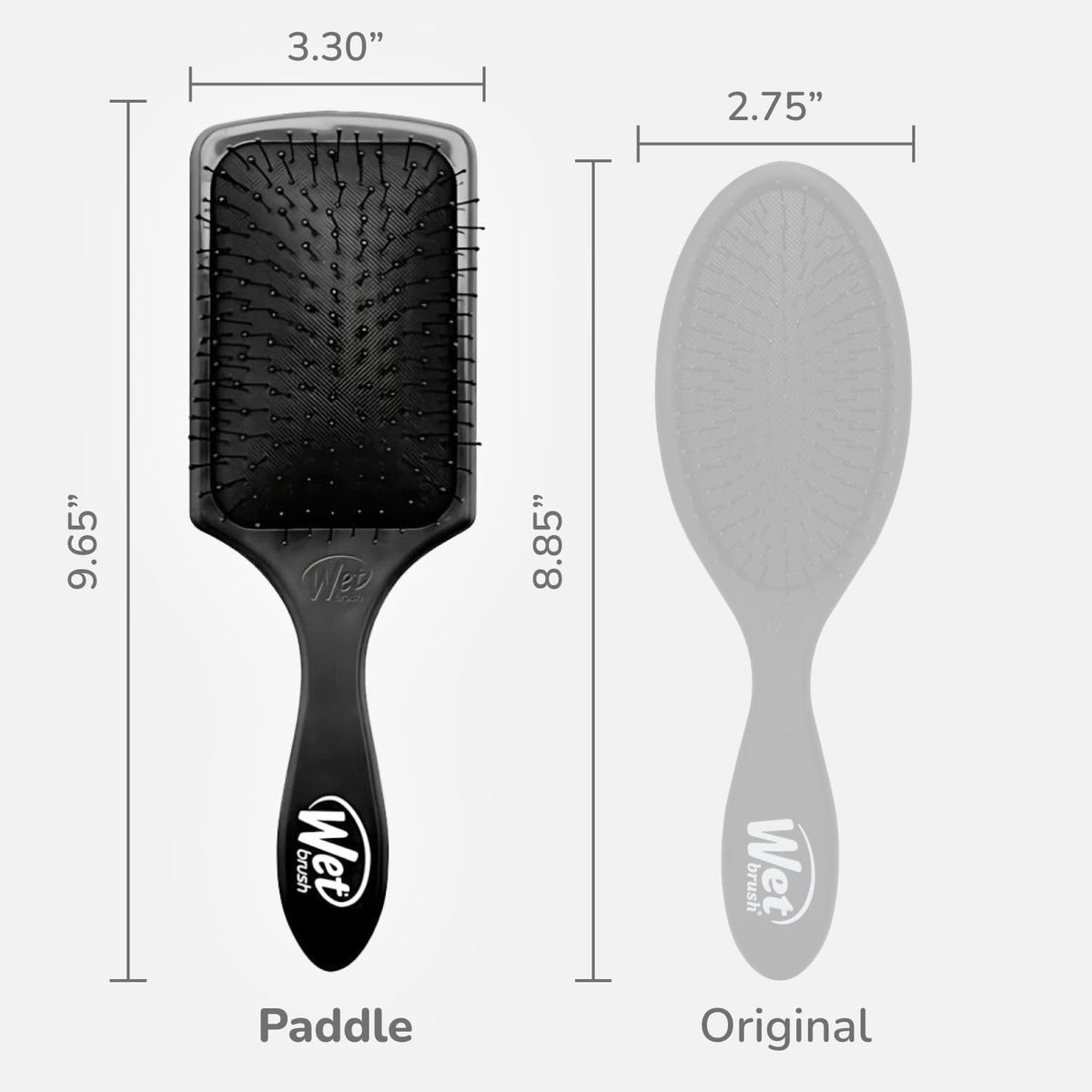 Wet Brush Paddle Detangler Hair Brush with AquaVent design