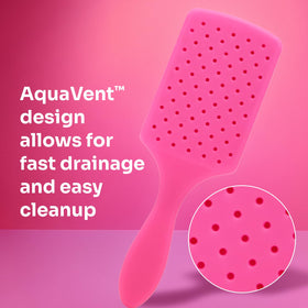 Wet Brush Paddle Detangler packaging details