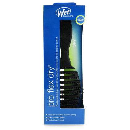 Wet Brush Pro Flex Dry Black front view with IntelliFlex bristles