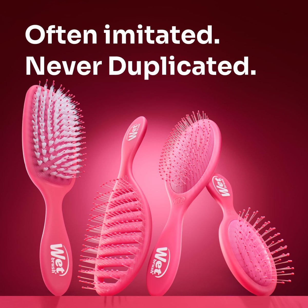 Wet Brush Refresh and Extend Paddle Detangler close-up of bristles