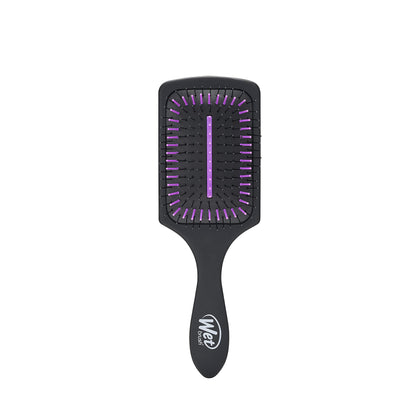Wet Brush Refresh and Extend Paddle Detangler front view in black