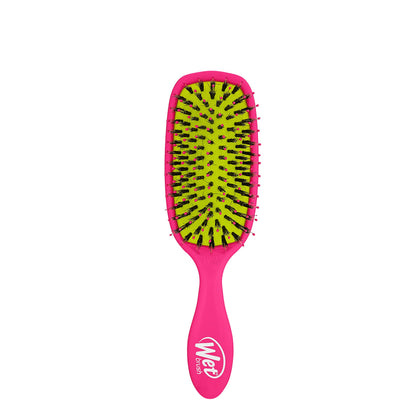 Wet Brush Shine support Hair Brush in pink front view