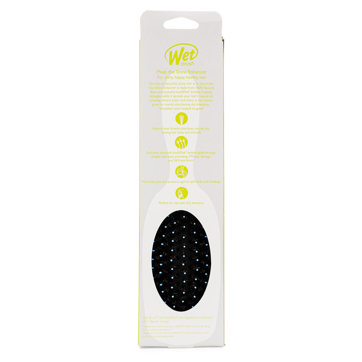 Wet Brush Shine support Hair Brush with packaging