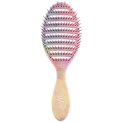 Wet Brush Speed Dry Hair Brush front view with stripes design