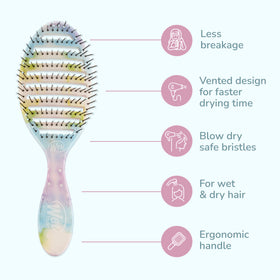 Wet Brush Speed Dry Hair Brush showing vented design