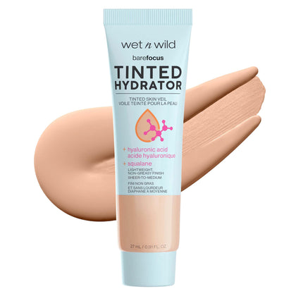 wet n wild Bare Focus Tinted Hydrator front view in Light shade
