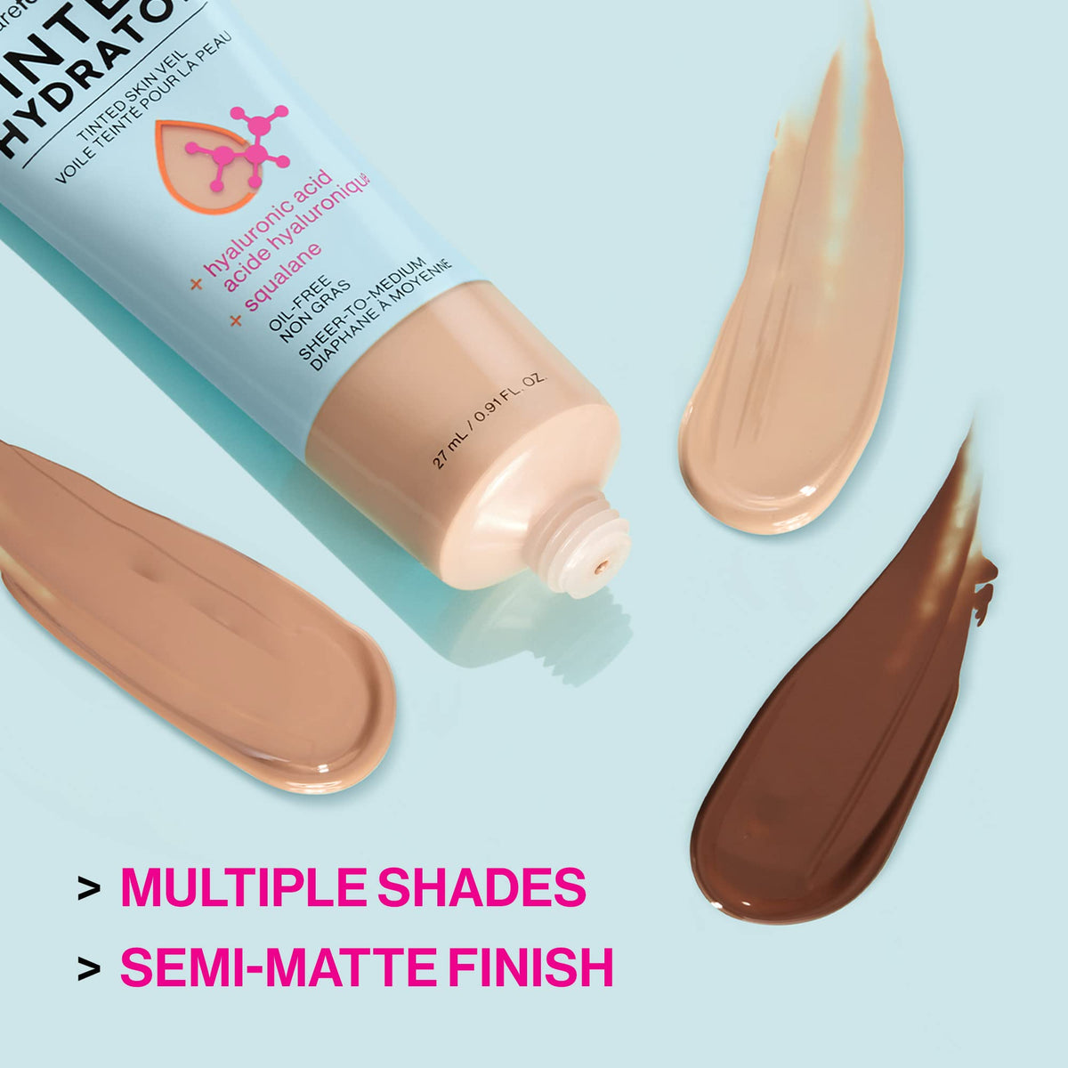 wet n wild Bare Focus Tinted Hydrator Light Medium application on skin