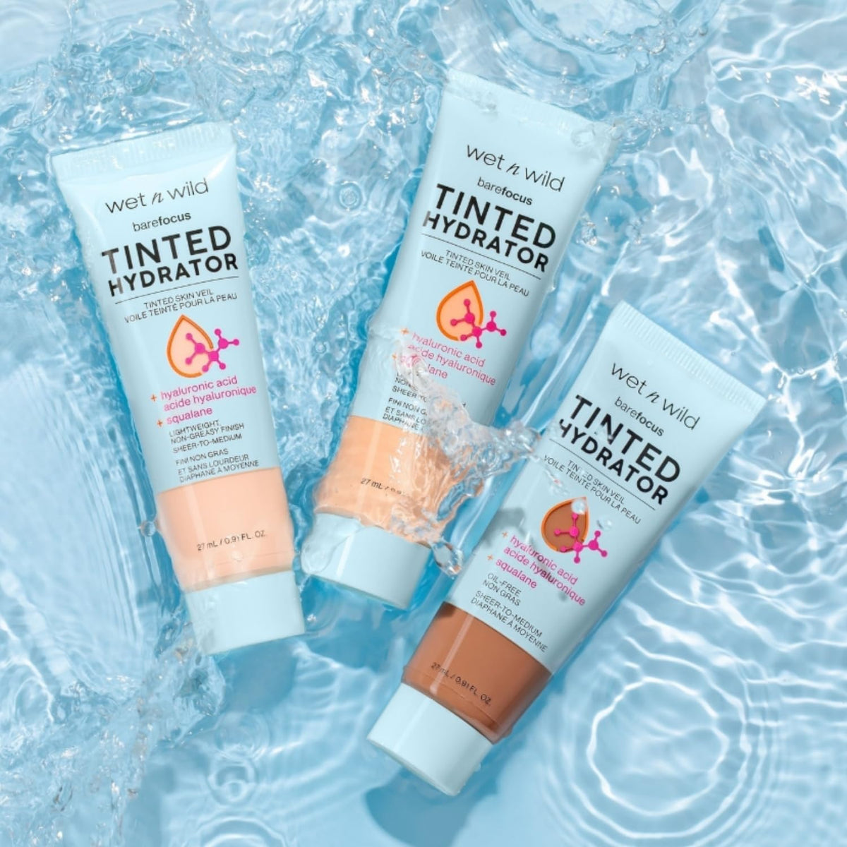 wet n wild Bare Focus Tinted Hydrator semi-matte finish