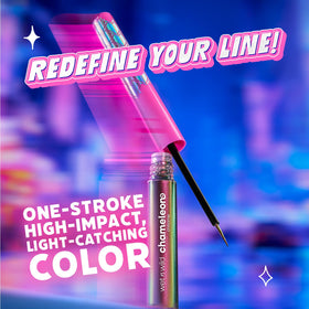 wet n wild Chameleon Chrome Liquid Eyeliner brush tip close-up