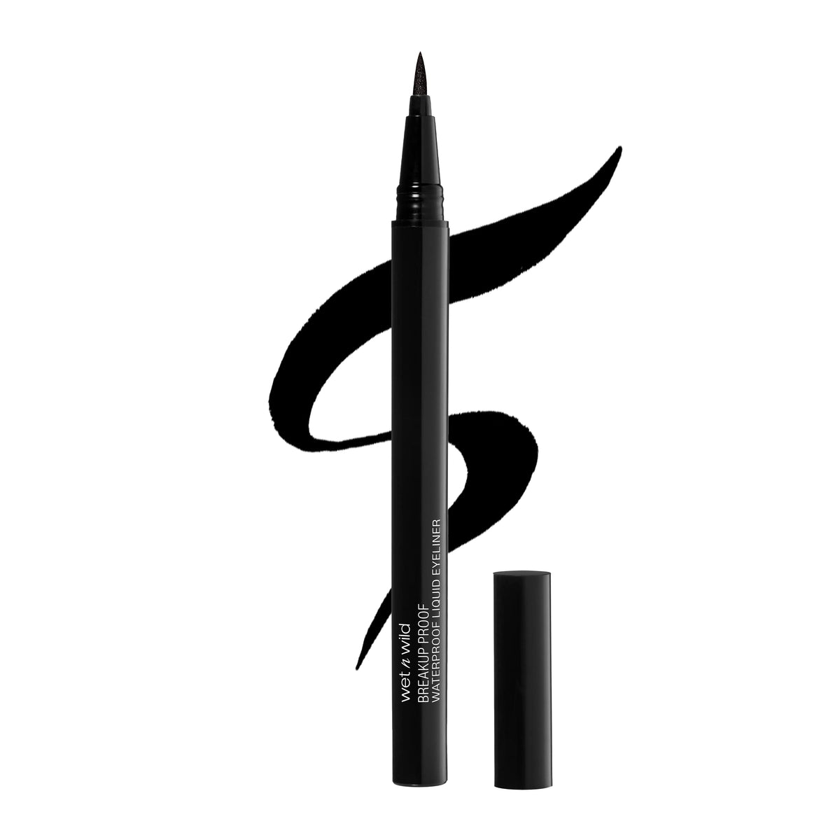wet n wild Mega Last Breakup Proof Liquid Eyeliner black front view