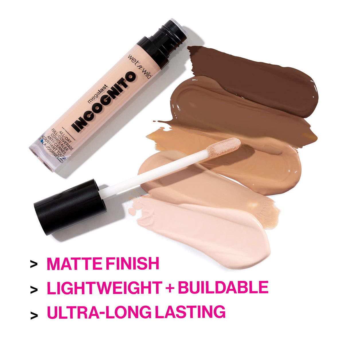 wet n wild Mega Last Incognito Concealer Deep Sand packaging