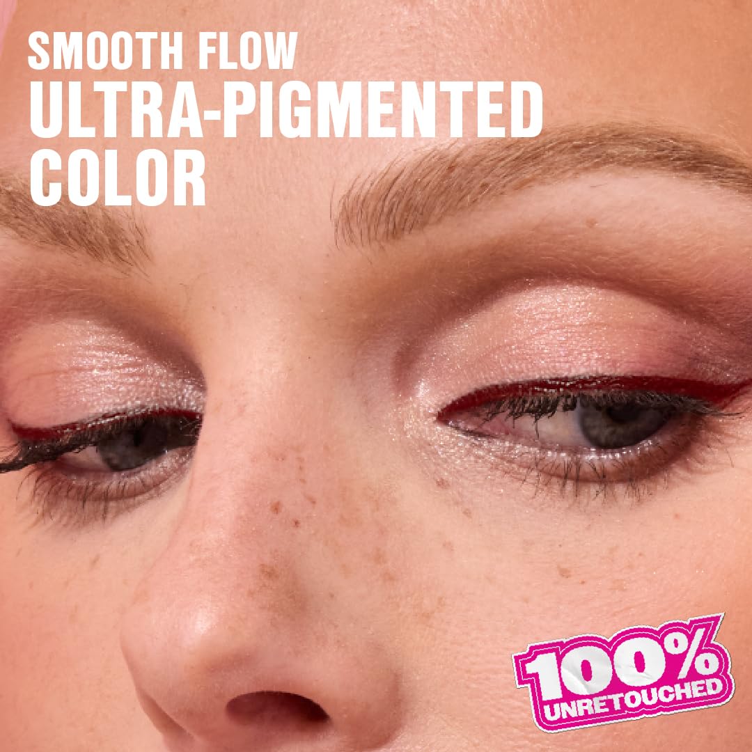 wet n wild Mega Last Liquid Eyeliner swatch on skin