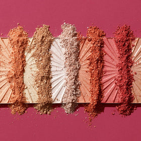 wet n wild MegaGlo Blushlighter Duo close-up of shimmery texture
