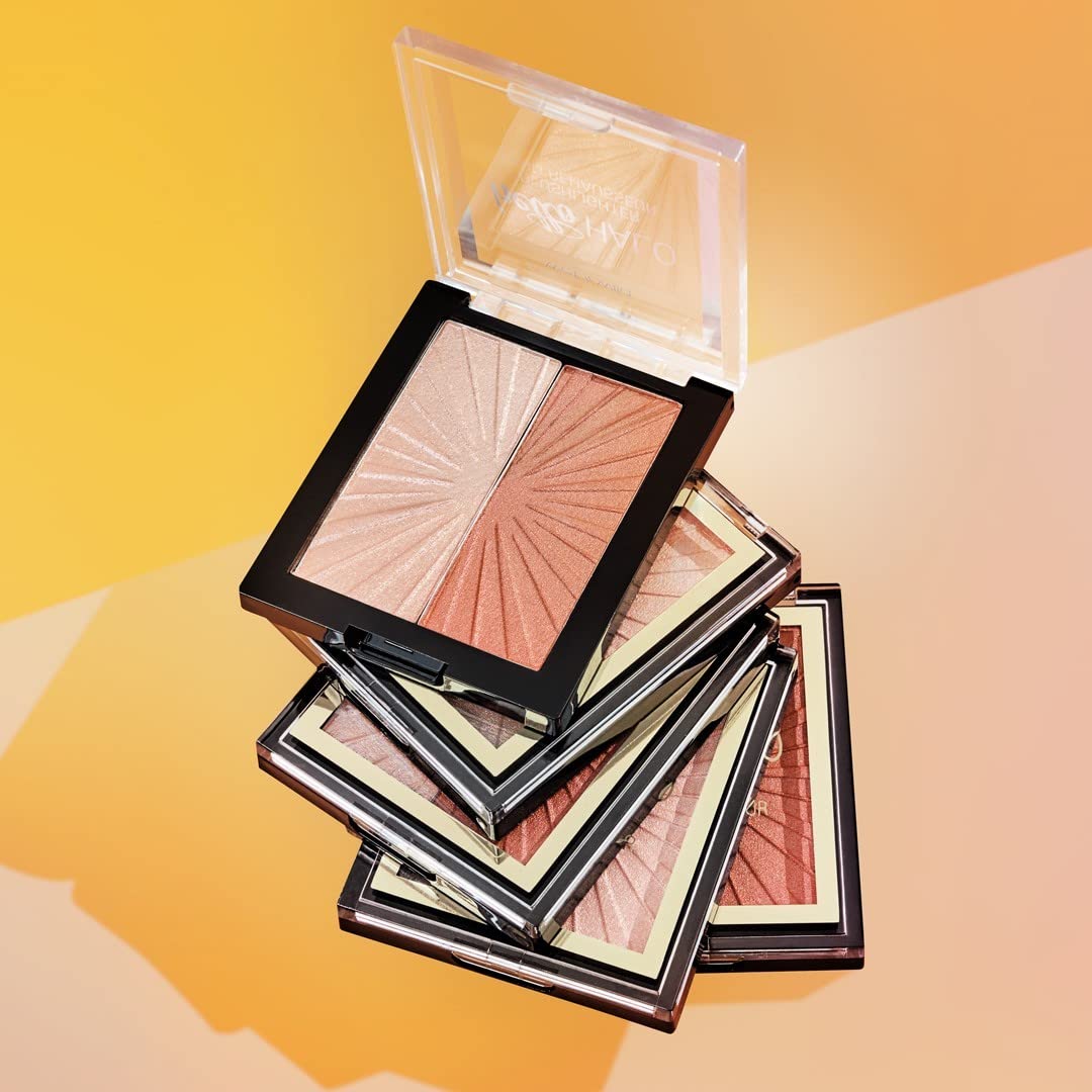 wet n wild MegaGlo Blushlighter Duo swatches on skin