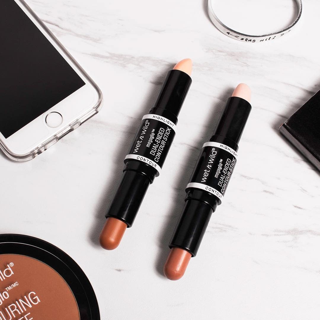 wet n wild MegaGlo Dual-Ended Contour Stick Light Medium side view