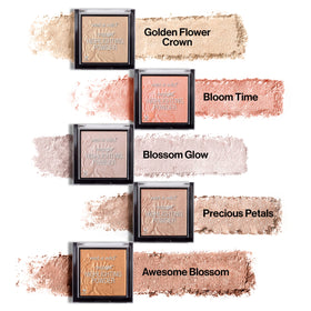 wet n wild MegaGlo Highlighting Powder Warm Gold applied to cheekbones