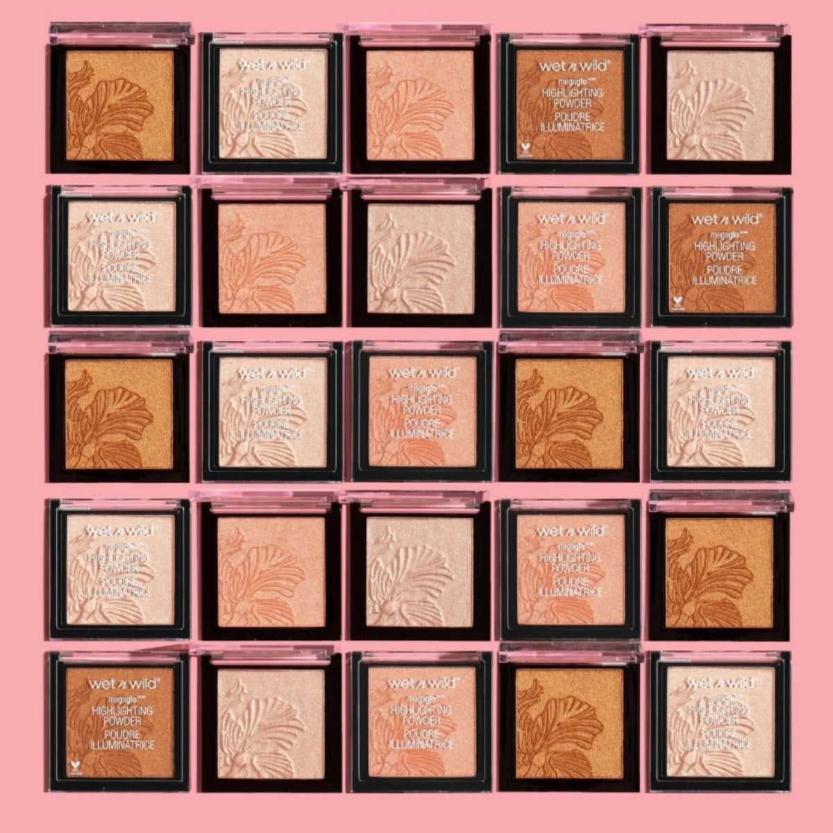 wet n wild MegaGlo Highlighting Powder Warm Gold packaging