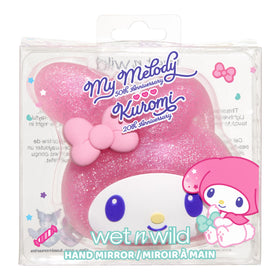 wet n wild My Melody and Kuromi Hand Mirror side view