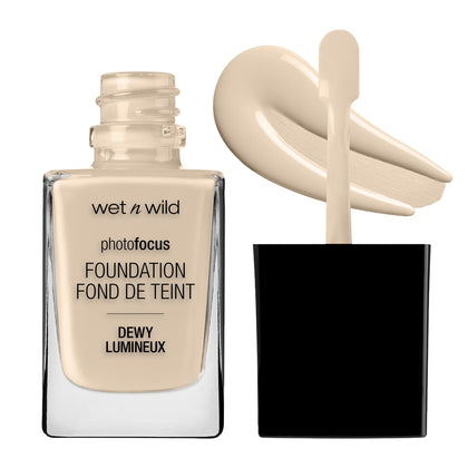 wet n wild Photo Focus Dewy Foundation in Nude Ivory front view