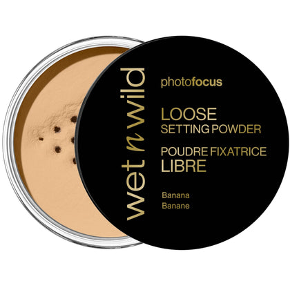 wet n wild Photo Focus Loose Baking Setting Powder Banana front view