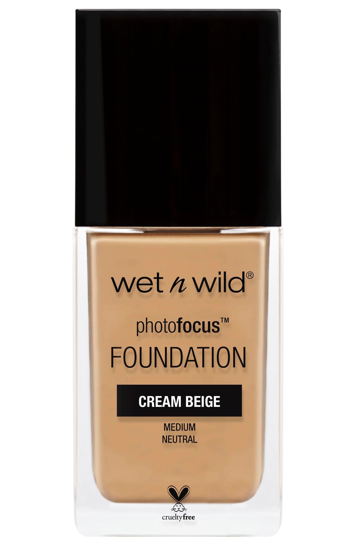 wet n wild Photo Focus Matte Liquid Foundation Cream Beige front view