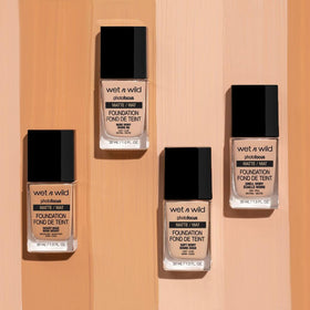 wet n wild Photo Focus Matte Liquid Foundation Soft Beige application with brush