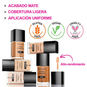 wet n wild Photo Focus Matte Liquid Foundation Soft Beige back view