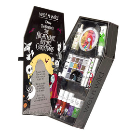 wet n wild PR Box contents including eye and face makeup products