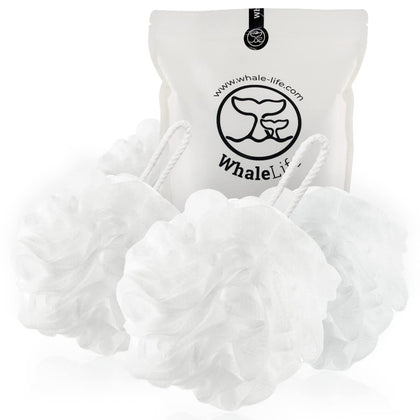 WhaleLife Loofah Sponge Bath Sponge 4 Pack, large body view
