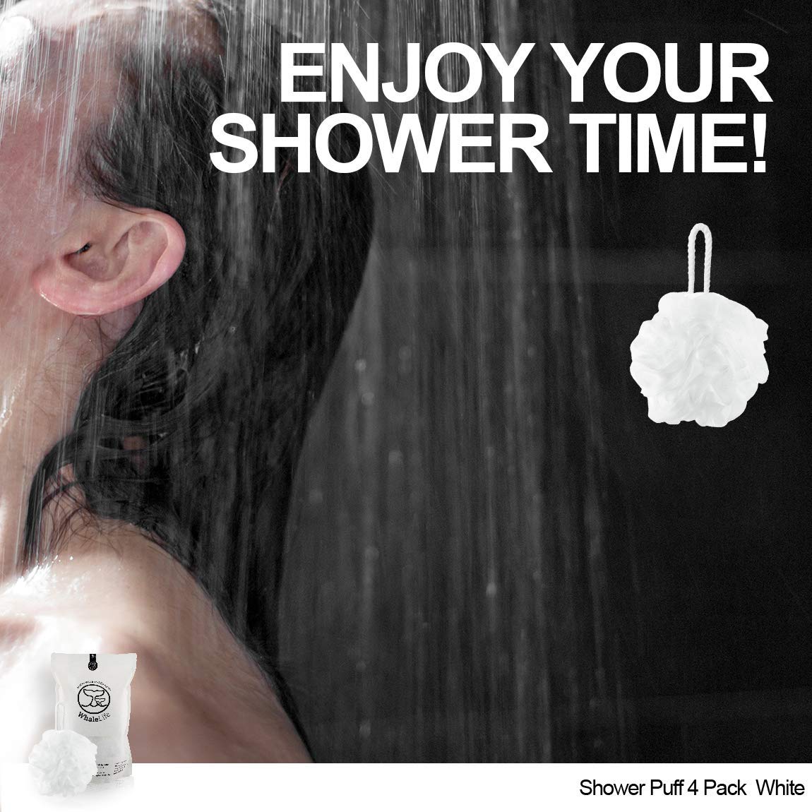 WhaleLife loofah sponge in a family bathroom setting