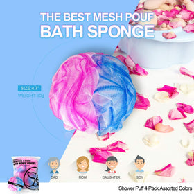 WhaleLife loofah sponge showing knot technology for durability