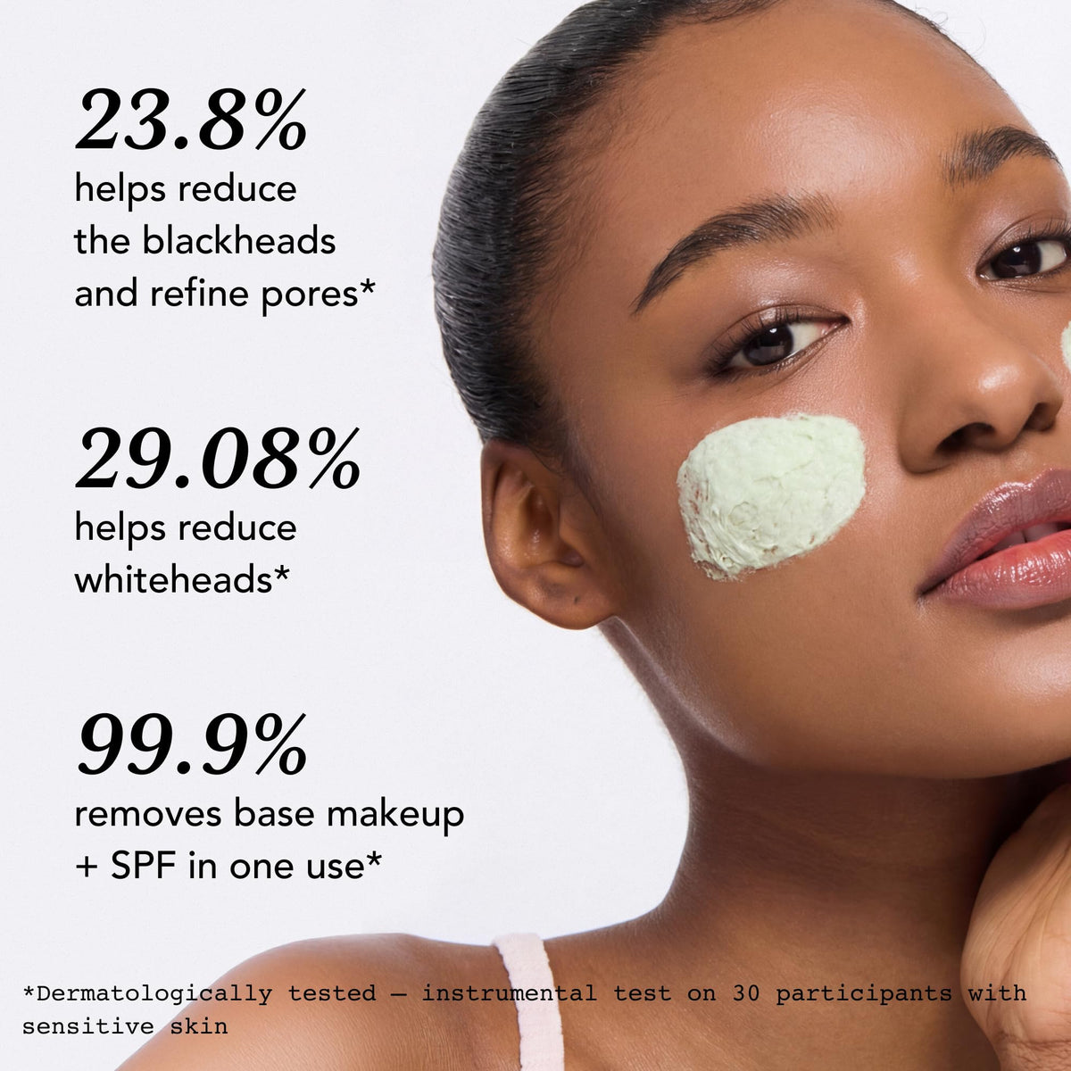 Whipped Korean Face Wash displayed with skincare routine items
