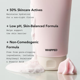 Whipped Korean Face Wash in a bathroom setting