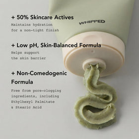 Whipped Korean Face Wash in a bathroom setting