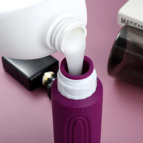 Wide opening of Mrsdry silicone travel bottle for easy filling