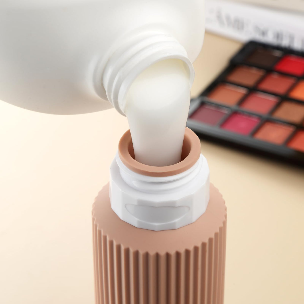 Wide opening of Mrsdry travel bottle for easy filling