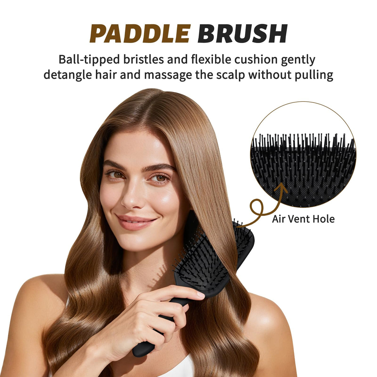 Wide tooth comb from BALON Hair Brush Set