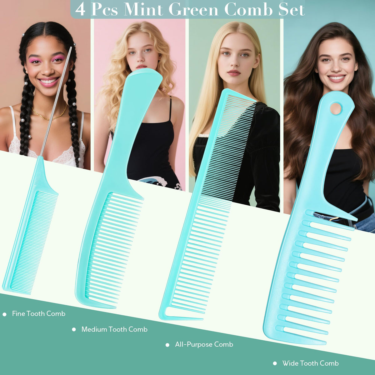 Wide tooth comb from SALON SILK professional set