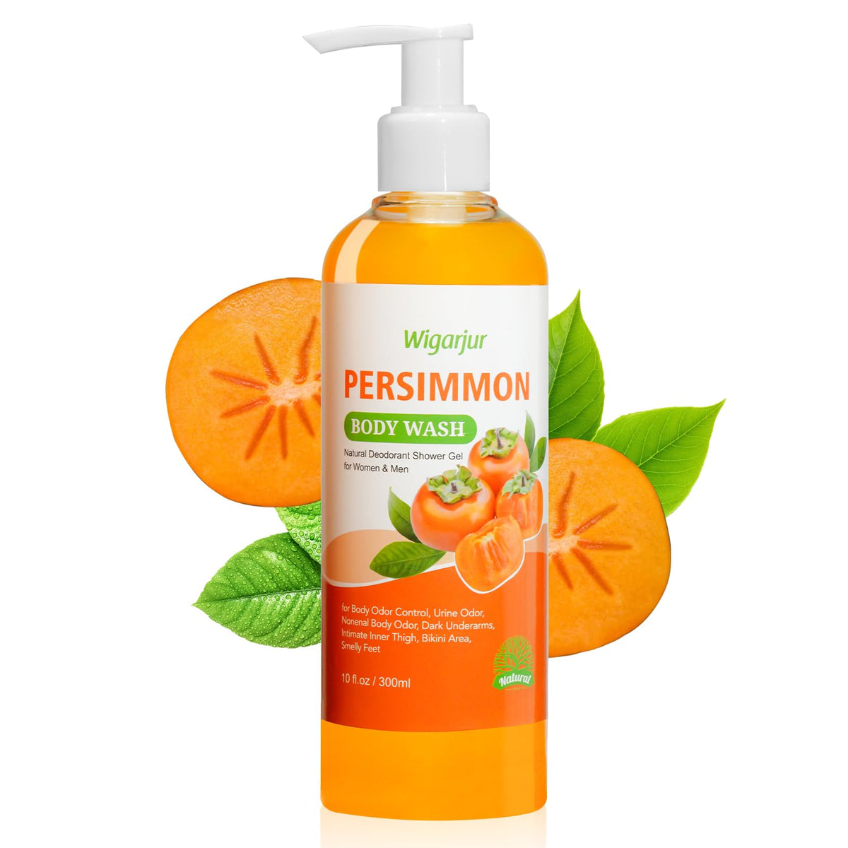 wigarjur Persimmon Body Wash 10 fl oz front view