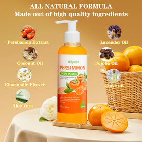 wigarjur Persimmon Body Wash bottle with label