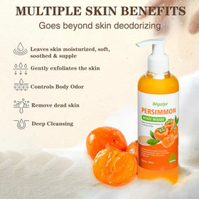wigarjur Persimmon Body Wash showing back label