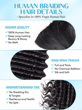WIGGSALONG 18 Inch Curly Virgin Human Hair close-up texture