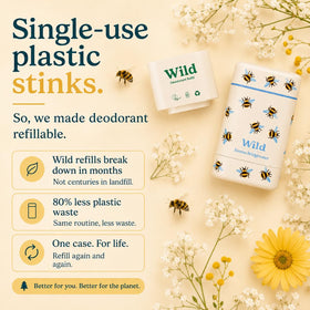 Wild Fresh Cotton & Sea Salt deodorant stick