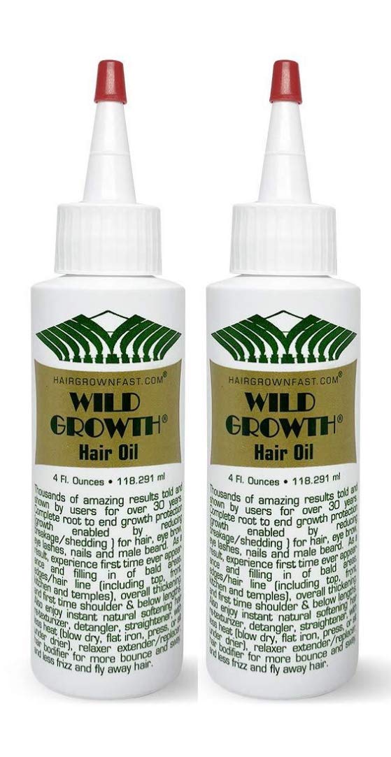 Wild Growth Hair Oil 4oz Pack of 2 front view
