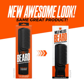 Wild Willies Beard Straightener close-up of comb teeth