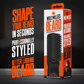 Wild Willies Beard Straightener with LED temperature display